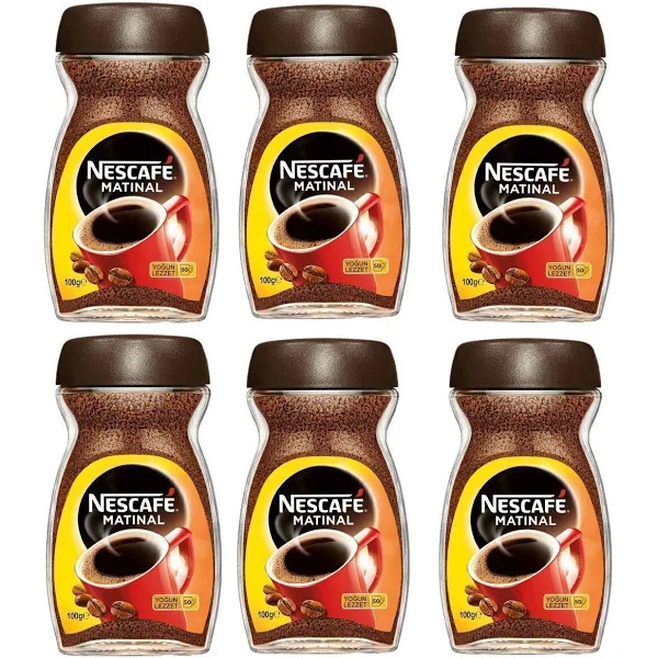  Nescafe Matinal Granül Kahve Yogun Lezzet 100 Gr*6 Adet